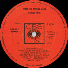 Load image into Gallery viewer, Johnny Cash : Hello, I&#39;m Johnny Cash (LP, Album)
