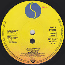 Load image into Gallery viewer, Madonna : Like A Prayer (7", Single, Sol)
