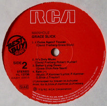 Load image into Gallery viewer, Grace Slick : Manhole (LP, Album, RE)
