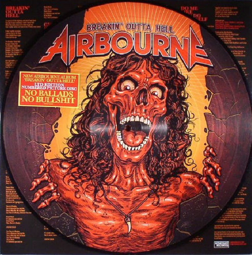 Airbourne : Breakin' Outta Hell (LP, Album, Ltd, Num, Pic)