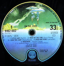 Load image into Gallery viewer, Status Quo : On The Level (LP, Album, Gat)
