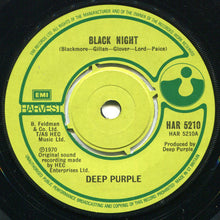 Load image into Gallery viewer, Deep Purple : Black Night (7", Single)
