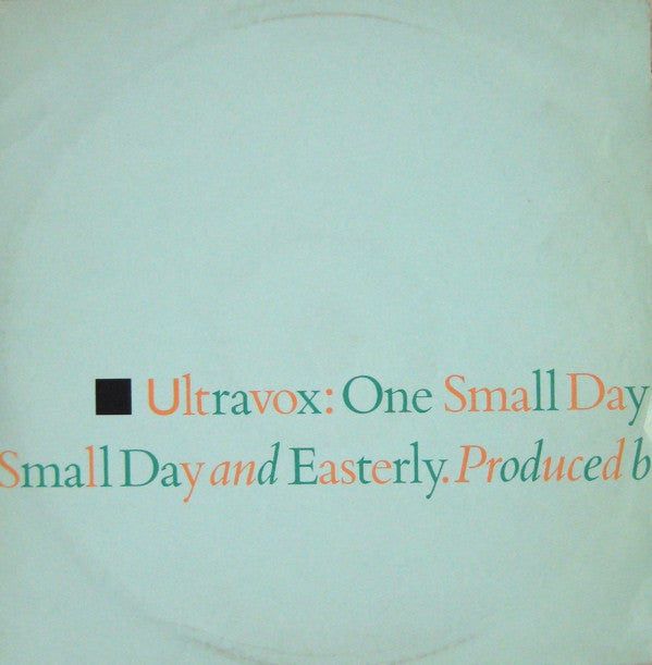Ultravox : One Small Day (Special Re-Mix) (12