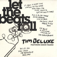 Load image into Gallery viewer, Tim Deluxe Featuring Simon Franks : Let The Beats Roll E.P. (12", EP)
