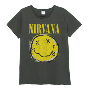 Nirvana - Worn Out Smiley (T-Shirt)