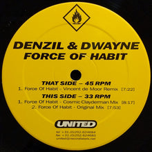 Load image into Gallery viewer, Denzil &amp; Dwayne : Force Of Habit (12&quot;)
