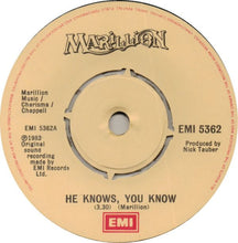 Load image into Gallery viewer, Marillion : He Knows You Know (7&quot;, Single)

