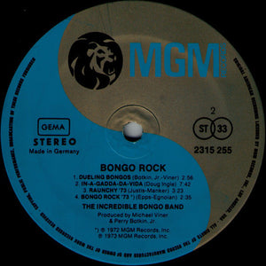 Michael Viner's Incredible Bongo Band* : Bongo Rock (LP, Album)