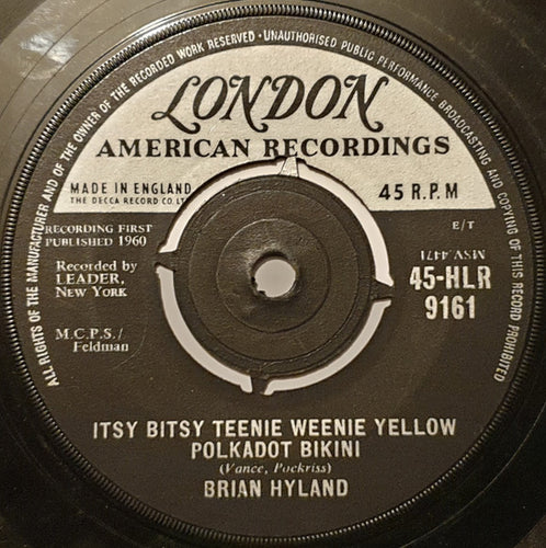 Brian Hyland : Itsy Bitsy Teenie Weenie Yellow Polkadot Bikini (7