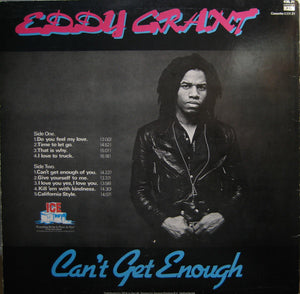 Eddy Grant : Can't Get Enough (LP, Album)