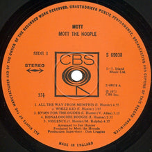 Load image into Gallery viewer, Mott The Hoople : Mott (LP, Album, Gat)
