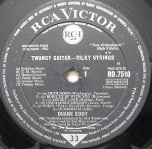 Duane Eddy : Twangy Guitar Silky Strings (LP, Album, Mono)