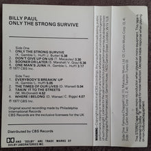 Load image into Gallery viewer, Billy Paul : Only The Strong Survive (Cass, Album)
