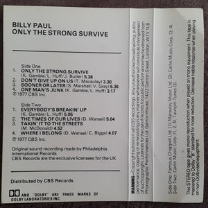 Billy Paul : Only The Strong Survive (Cass, Album)
