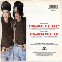 Load image into Gallery viewer, Wee Papa Girl Rappers Featuring Two Men And A Drum Machine : Heat It Up (7&quot;, Single)
