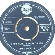 Load image into Gallery viewer, Hank Locklin : From Here To There To You  (7&quot;, Single)
