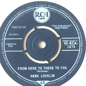 Hank Locklin : From Here To There To You  (7", Single)
