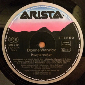 Dionne Warwick : Heartbreaker (LP, Album)