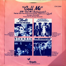 Load image into Gallery viewer, Blondie : Call Me (7&quot;, Single, Sil)
