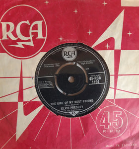 Elvis Presley With The Jordanaires : A Mess Of Blues (7", Single, RP)