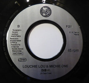 Louchie Lou & Michie One : Shout  (7", Single, Jukebox)