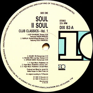 Soul II Soul : Club Classics Vol. One (LP, Album)