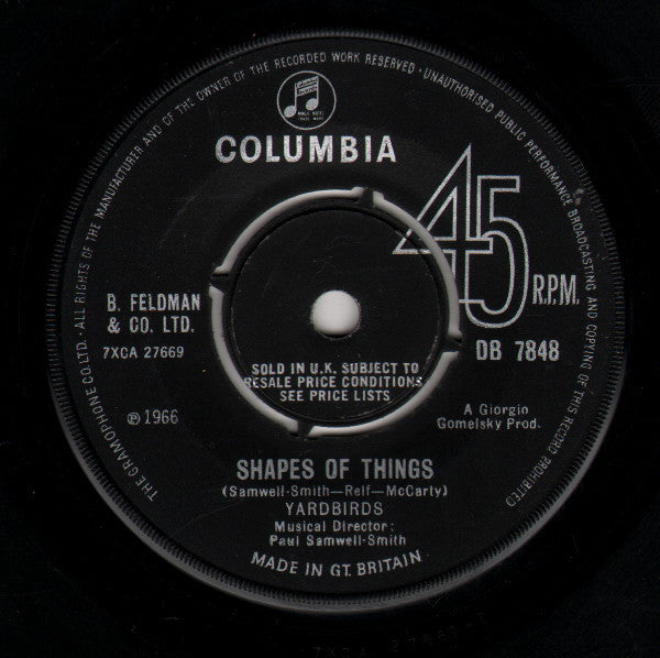Yardbirds* : Shapes Of Things (7