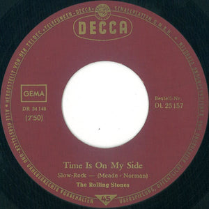 The Rolling Stones : Time Is On My Side (7", Single, Mono)