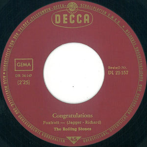 The Rolling Stones : Time Is On My Side (7", Single, Mono)