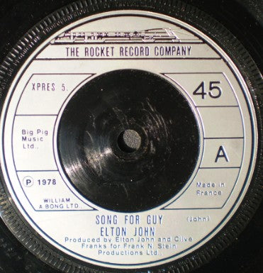 Elton John : Song For Guy (7
