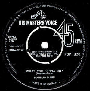 Manfred Mann : Do Wah Diddy Diddy (7", Single)