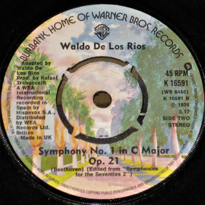 Waldo De Los Rios : Symphony No. 6 In F Major Op. 68 "Pastoral" (7", Single)