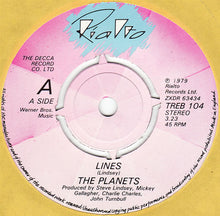 Load image into Gallery viewer, The Planets (2) : Lines (7&quot;, Single, Com)
