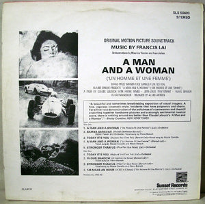 Francis Lai : A Man And A Woman (Original Motion Picture Soundtrack) (LP, Album, RE)