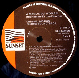 Francis Lai : A Man And A Woman (Original Motion Picture Soundtrack) (LP, Album, RE)