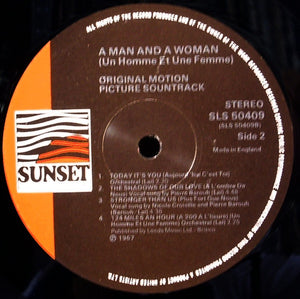 Francis Lai : A Man And A Woman (Original Motion Picture Soundtrack) (LP, Album, RE)