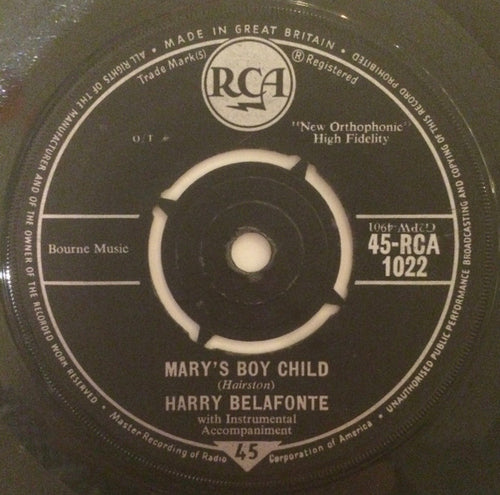 Harry Belafonte : Mary's Boy Child (7