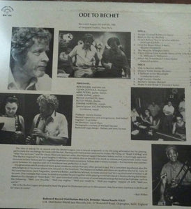 Bob Wilber And The Bechet Legacy : Ode To Bechet (LP, Album)