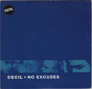 Cecil : No Excuses (7", Single, Whi)