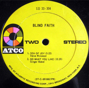 Blind Faith (2) : Blind Faith (LP, Album, PR )