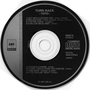 Toto : Turn Back (CD, Album, RE, RP)