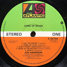 Load image into Gallery viewer, Jon Anderson : Song Of Seven (LP, Album)
