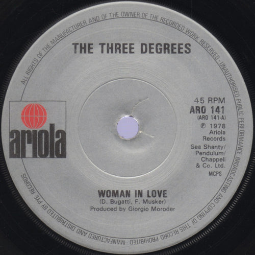 The Three Degrees : Woman In Love (7
