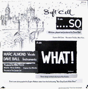 Soft Cell : What! (12", Single)