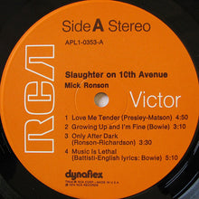 Load image into Gallery viewer, Mick Ronson : Slaughter On 10th Avenue (LP, Album, Ind)

