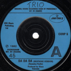 Trio : Da Da Da (7", Single, Red)