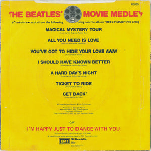 The Beatles : The Beatles' Movie Medley (7", Single)