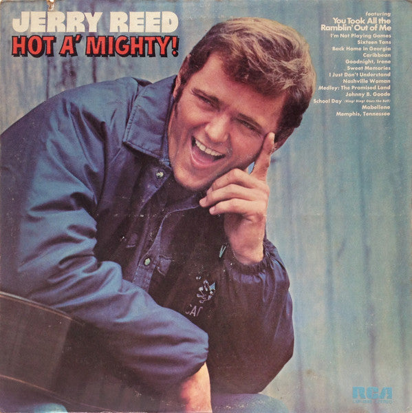 Jerry Reed : Hot A' Mighty! (LP, Album, Hol)