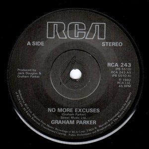 Graham Parker : No More Excuses (7", Sma)