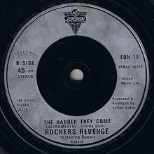 Load image into Gallery viewer, Rockers Revenge Featuring Donnie Calvin : The Harder They Come (7&quot;, Single)
